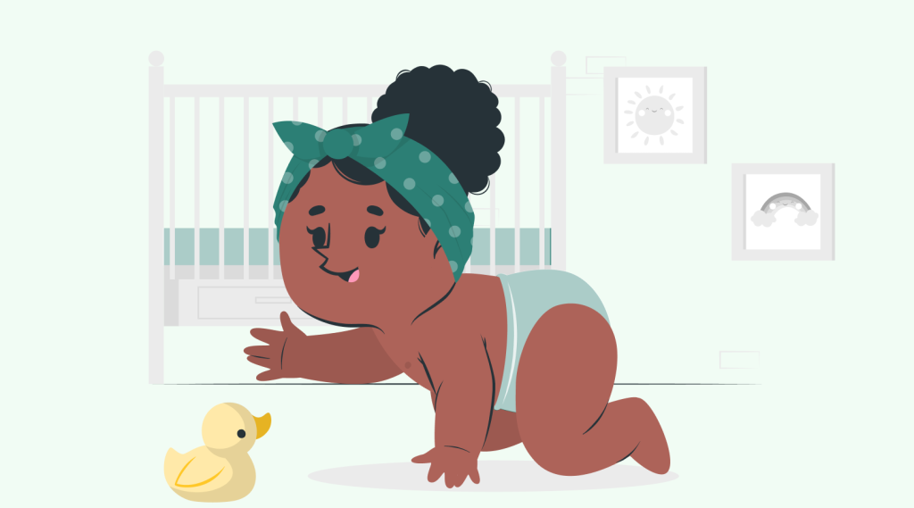 ilustración de bebe